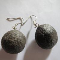 1 Paar Moqui-Marbles Ohrringe, Unikat, Rarität, Kristallgrotte Bild 1