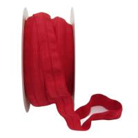 Einfassband, elastisch, eine Seite glänzend, 19mm breit, rot Bild 2