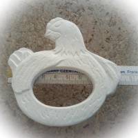 Serviettenhalter Huhn - 1 Figur aus hochwertigem Stuckgips zum selber Malen Bild 3