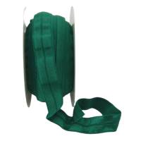 Einfassband, elastisch, eine Seite glänzend, 19mm breit, grün Bild 2