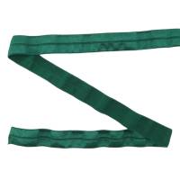 Einfassband, elastisch, eine Seite glänzend, 19mm breit, grün Bild 3