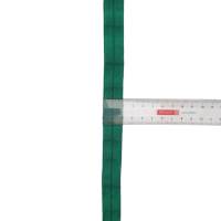 Einfassband, elastisch, eine Seite glänzend, 19mm breit, grün Bild 4