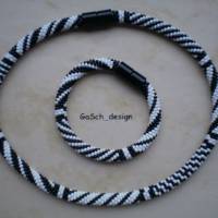 Häkelkette, gehäkelte Perlenkette * Tagebuch eines Zebras Bild 4