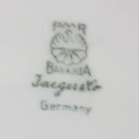 Vintage  Porzellanplatte Servierplatte JAEGER & CO BAVARIA sehr alt Bild 4
