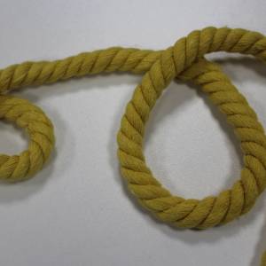 1m Hoodie-Kordel,12 mm, gelb, 43851, gedreht Bild 1