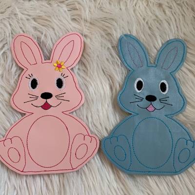 Stickdatei Mug Rug Hase / Ostern Untersetzer 333c