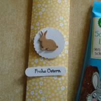 Ostergeschenk  Geschenkverpackung Ostern  Osterhase  Hase  Osterverpackung Schoko -Lolli- Schokolade Mitbringsel Bild 7