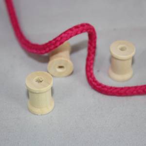1 m Baumwollkordel, 5-6 mm, pink Bild 1