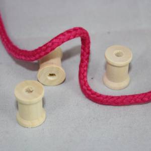1 m Baumwollkordel, 5-6 mm, pink Bild 2