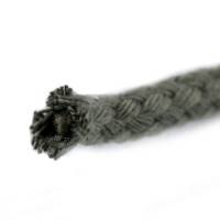 Baumwollkordel 10-12 mm schwarz, natur Bild 2