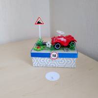 Geldgeschenk Geschenkbox zum Geburtstag Motto: endlich 18 Auto - Führerschein Bild 6