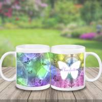 Kunststofftasse Becher Schmetterling mit Name / BPA-frei / Personalisierbar / Schmetterlinge / Butterfly Bild 2