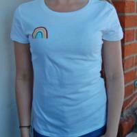 T-Shirt Damen - Regenbogen ~ Bio - Baumwolle Bild 2