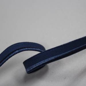 1 m elastisches Paspelband uni blaugrau, 43623 Bild 1