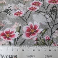 Lillestoff Glückstaumel Modalsweat Tante Gisi Blumen, Blüten Organic Cotton (1m/18,-€) Bild 2