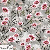 Lillestoff Glückstaumel Modalsweat Tante Gisi Blumen, Blüten Organic Cotton (1m/18,-€) Bild 5