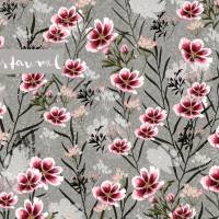 Lillestoff Glückstaumel Modalsweat Tante Gisi Blumen, Blüten Organic Cotton (1m/18,-€) Bild 6