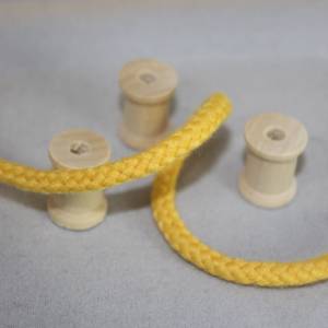 1 m Baumwollkordel, 5-6 mm, gelb Bild 2