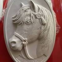 Pferd Shetland Pony - 1 Gipsrohling ca. 17cm mit Anhänger male dein eigenes Pferd nach Bild 5
