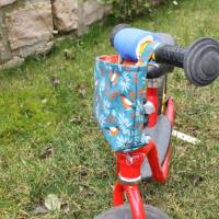 Lenkertasche für Laufrad / Kinderrad / Roller "Singvogel blau" Bild 3