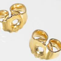 Ohrschmuck „Schwung“  – gefertigt in 750 Gelbgold mit jeweils 1 Brillant. Gold in seiner schönsten Form Bild 6