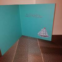 Geburtstagskarte maritim für eine Frau oder einen Mann Bild 4