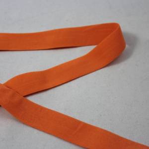 1m elastisch Einfassband, Schrägband 20 mm orange Bild 1