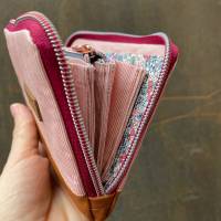Geldbörse Little Mynta – Portemonnaie mit umlaufendem Reißverschluss - Streifen Bild 2