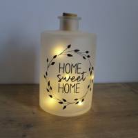 Flaschenlicht "Home Sweet Home" aus der Manufaktur Karla Bild 4