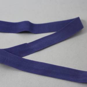 1 m elastisch Einfassband, Schrägband 20 mm blau Bild 1