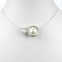 Halskette mit „Perlenspiel“ mit 1 oder 2 Perlen Bild 3