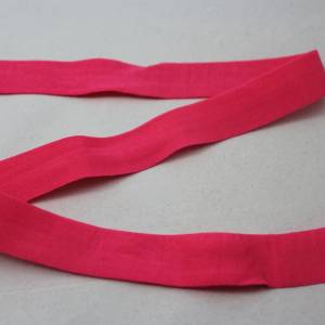 1 m elastisch Einfassband, Schrägband 20 mm pink Bild 1