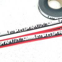 langes Frankfurt Skyline Schlüsselband auf Deiner Gurtband - Wunschfarbe, mit Ring oder Karabiner Bild 4