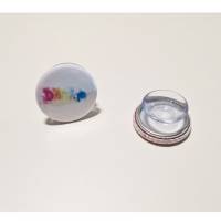 PROST-it Glasmarkierer/Button mit Saugnapf, personalisierbar für Gläser oder Flaschen Set "Glitzer" Bild 4