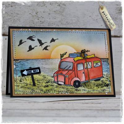 Grußkarte - Es gibt nur einen Weg!