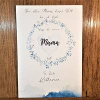 Geschenk zum Muttertag personalisiert, Poster Mama, Lieblingsmama, Bild beste Mami, Muttertagsgeschenk Bild 2