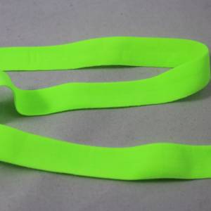 1 m elastisch Einfassband, Schrägband 20 mm neon Bild 1