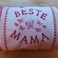 Kissen, Kuschelkissen. Geschenk zum Muttertag für die beste Mama. Bild 1
