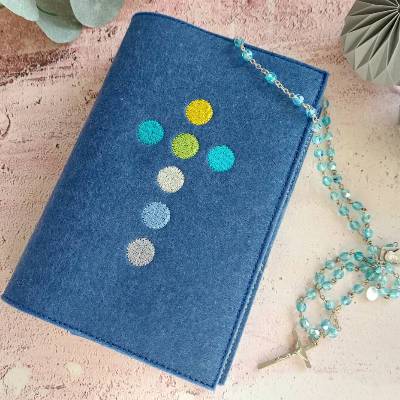 Gotteslobhülle/Gesangsbuchhülle aus Filz 