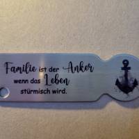 Einkaufswagenlöser / Schlüsselanhänger mit Einkaufswagenchip "Familie Anker" Bild 4