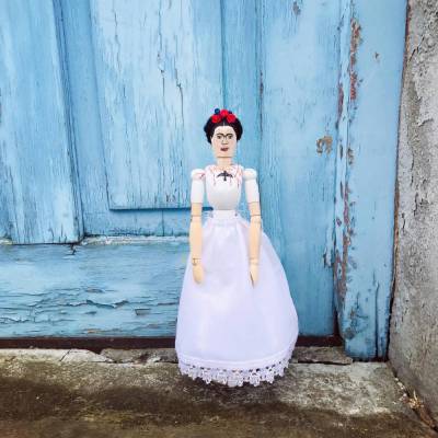 Kunst Gliederpuppe wooddoll Modellpuppe aus Holz handbemalt