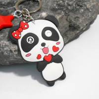Panda Pandabär Glück Schlüsselanhänger Glücksbringer Stern Bild 1