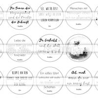 BUDDHISMUS ZITATE Teelicht - Botschaften Teelicht Vorlagen Bilder für Teelichter digitale Datei zum Selbstausdrucke Bild 3