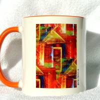Malerische Keramiktasse - Raum für Formen und Farben Bild 1