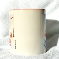 Bezaubernde Keramiktasse - Verliebtes Vogelpärchen Bild 2