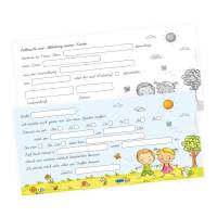 Verabredungsblock - DIN lang 50 Blatt - Spielen treffen - Einladung zum Spielen - ideal für den Kindergarten Bild 1
