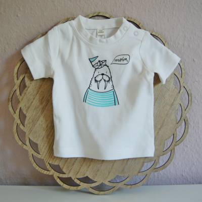 T-Shirt Baby / Kind Walross - 100% Bio Bauwolle | Moin | Hamburg | T-Shirt Baby | T-Shirt Kind | Familienoutfit 