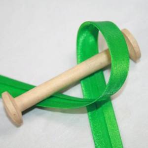 1 m Schrägband uni 13 mm, grün Bild 2