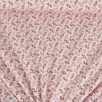 Jersey-Stoff bedruckt Trikot Zweige Blätter rosa Bild 3