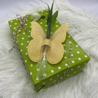 Schmetterling, Tischdeko, Geburtstag, Gelgeschenk, Frühlingsgruss Bild 3